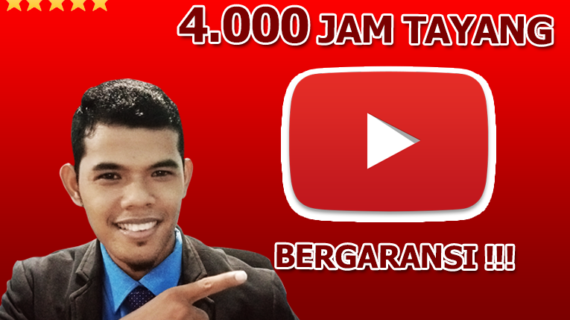 Jasa 4000 Jam tayang dan Subcriber Youtube
