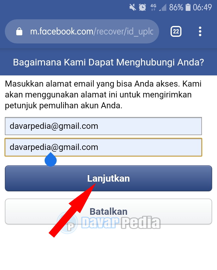 Cara Mengembalikan Akun FB yang Dibajak Email Kata Sandi Sudah Diganti