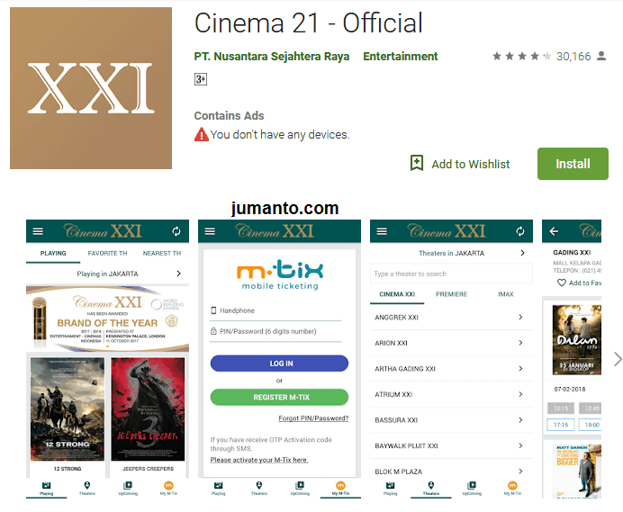 Aplikasi Pemesanan Tiket Bioskop Online â€“ TrenPortal.com