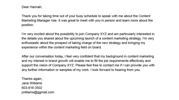 Inilah Email Follow Up Hasil Interview Terpecaya