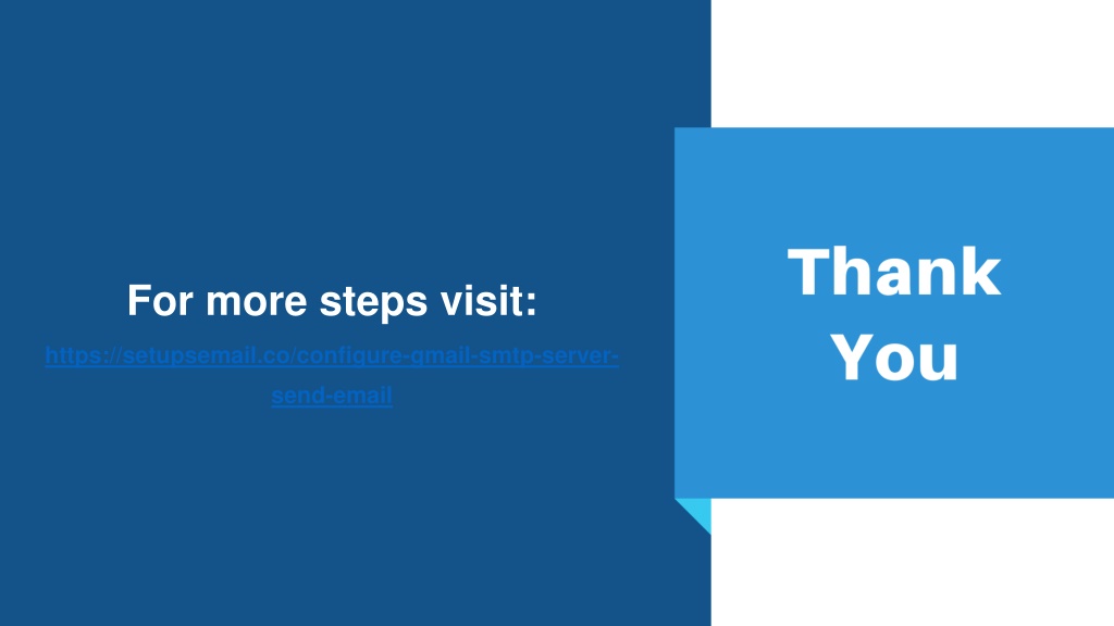 PPT - Configure Gmail SMTP Server Send Email | Gmail Account PowerPoint