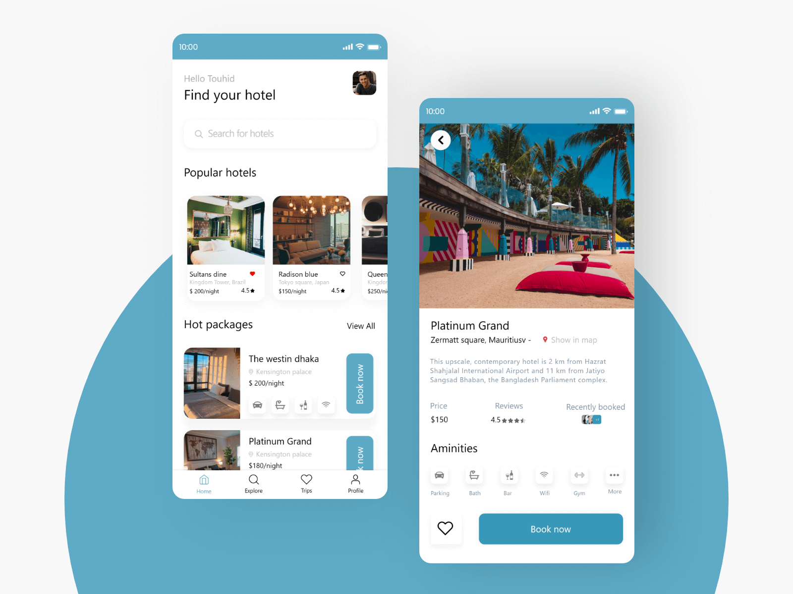 Hotel Booking App Ui In Flutter - Gambaran