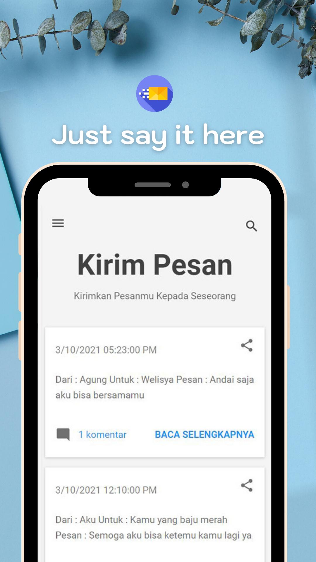 Screenshot of Kirim Pesan APK
