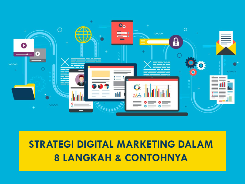 Strategi Digital Marketing dengan 8 Langkah + Contoh - Tahun 2023