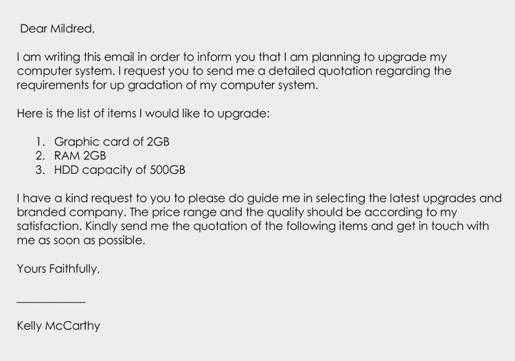 Business Quotation Letter: Its Types / Uses / Writing Tips (6+ Samples)