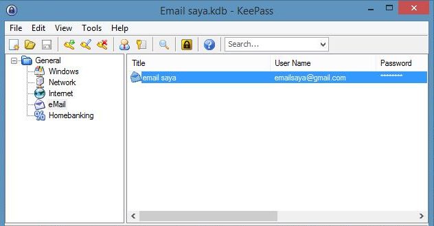 Cara Menerapkan List Password Yang Tersimpan Pada Keepass | Blog