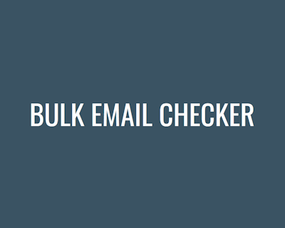 Hebat! Bulk Email Checker Free Online Wajib Kamu Ketahui