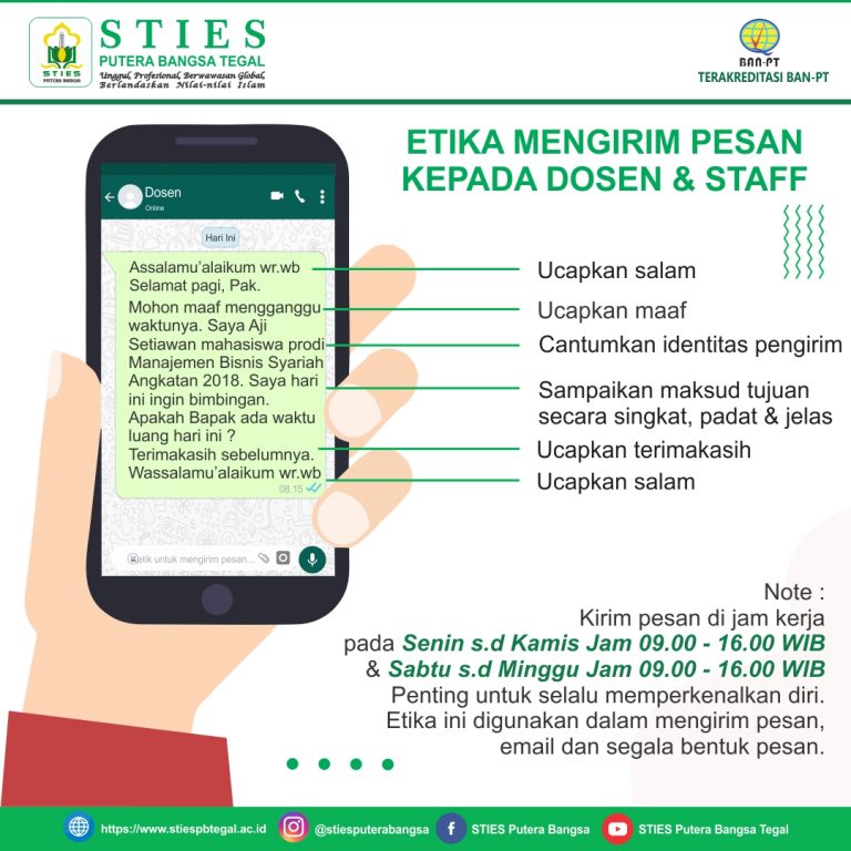 Etika Mengirim Pesan - LPPM