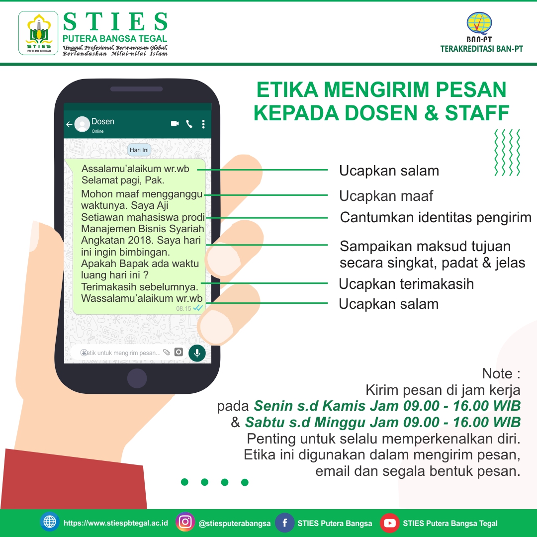 Etika Mengirim Pesan