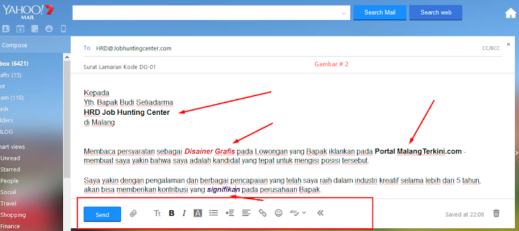 Kumpulan Cara Kirim Surat Lamaran Pekerjaan Lewat Email - Kumpulan