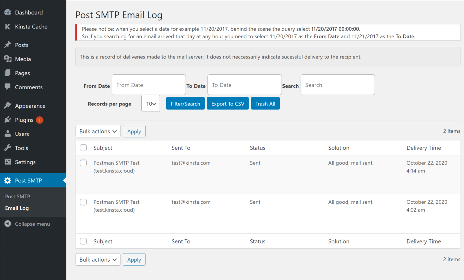 Gambar 1 - Menggunakan Server SMTP Gmail untuk Mengirim Email Secara Gratis