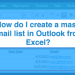 Rahasia Mass Email From Outlook Using Excel Terpecaya