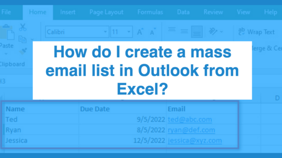 Rahasia Mass Email From Outlook Using Excel Terpecaya