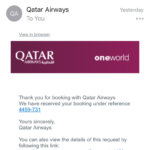 Inilah Email Qatar Airways Indonesia Terpecaya